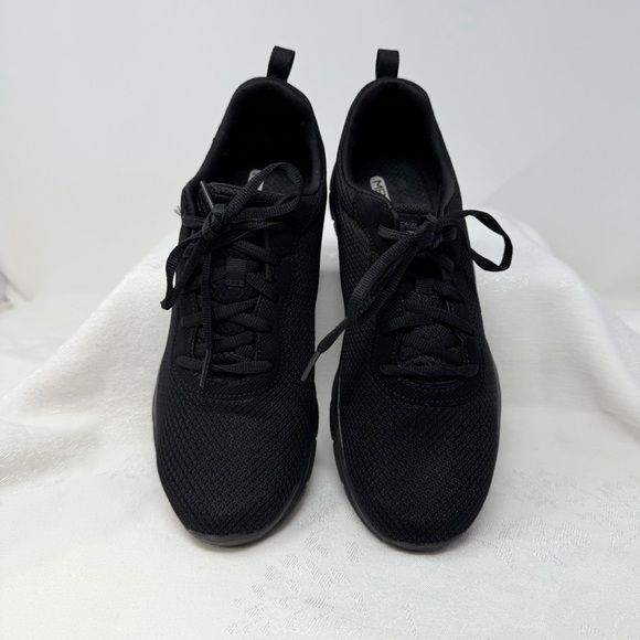 Skechers Flex Lite Black Sneakers Men’s Size 9 Comfort Walking Running Shoes - Picture 3 of 11